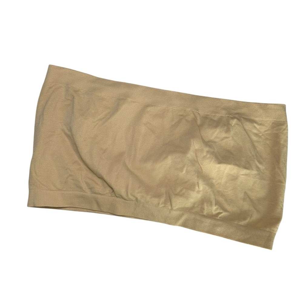 Beige Strapless Bandeau Top One Size